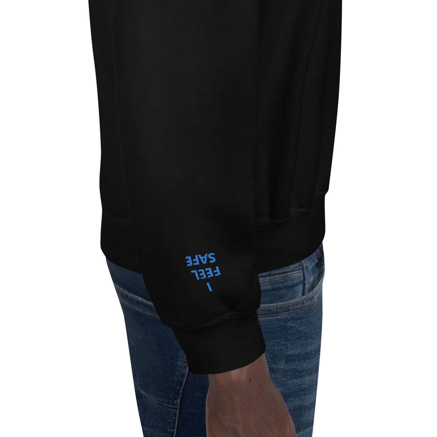 Unisex Sweatshirt - with affirmations on the wrists.