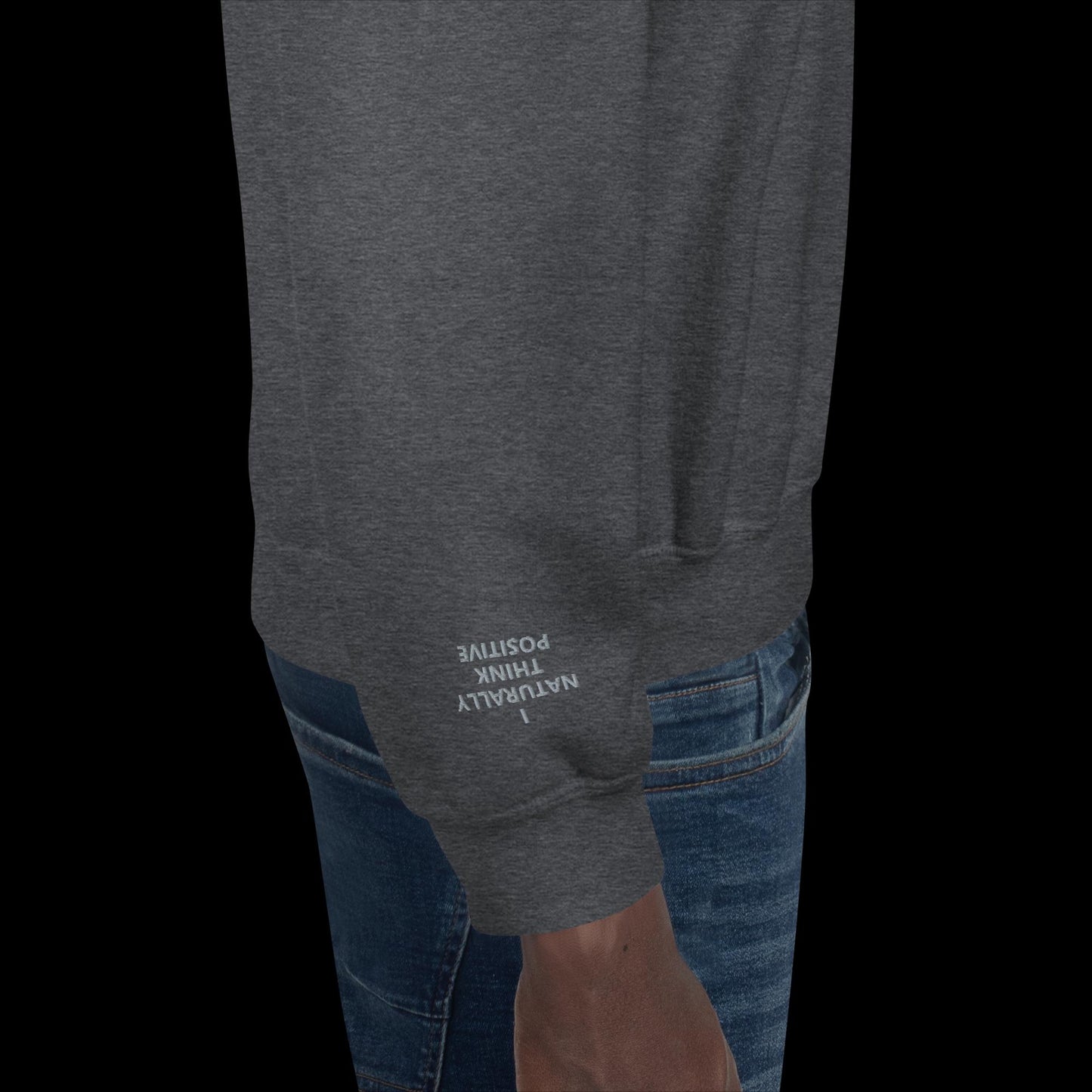 Unisex Sweatshirt - with affirmations on the wrists.