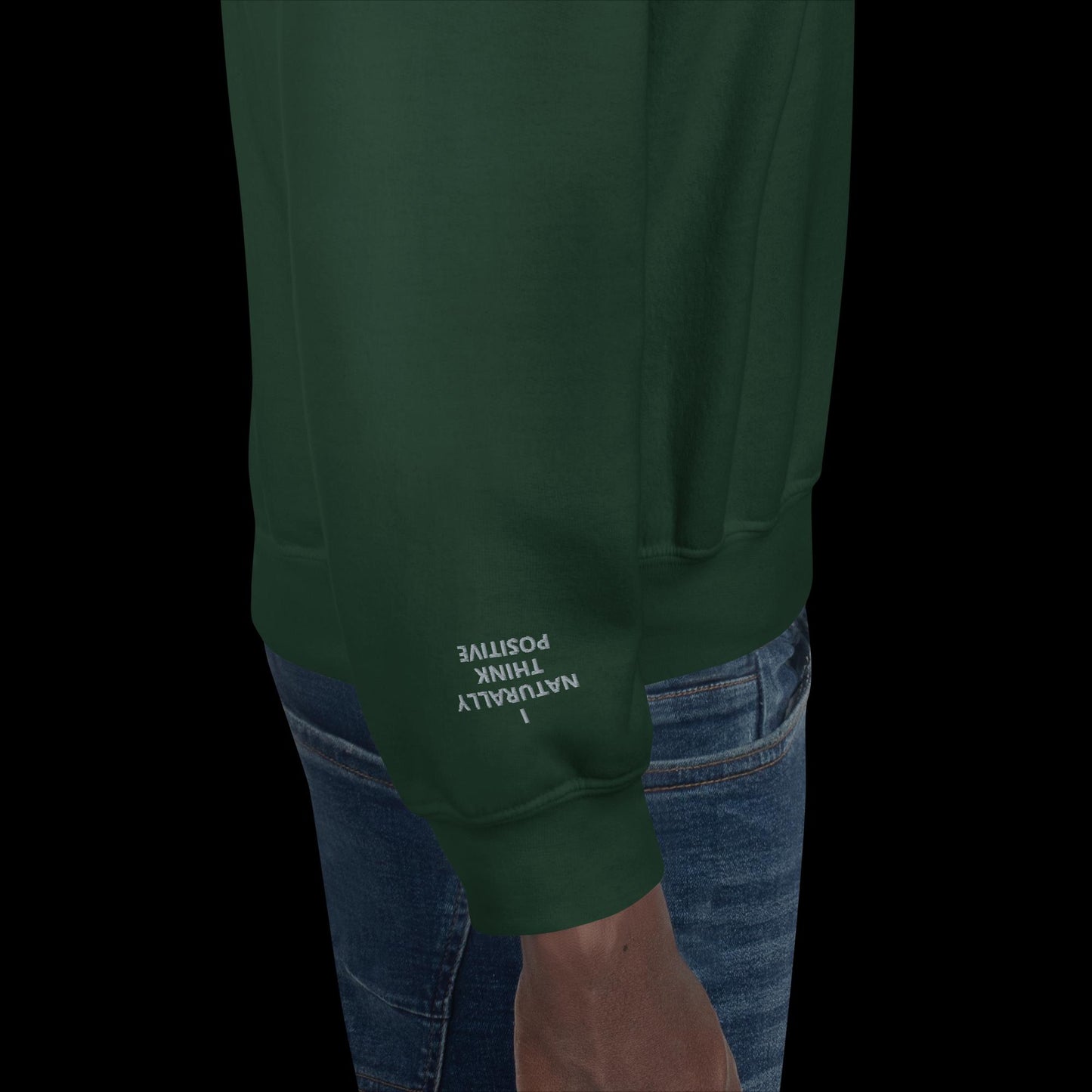 Unisex Sweatshirt - with affirmations on the wrists.
