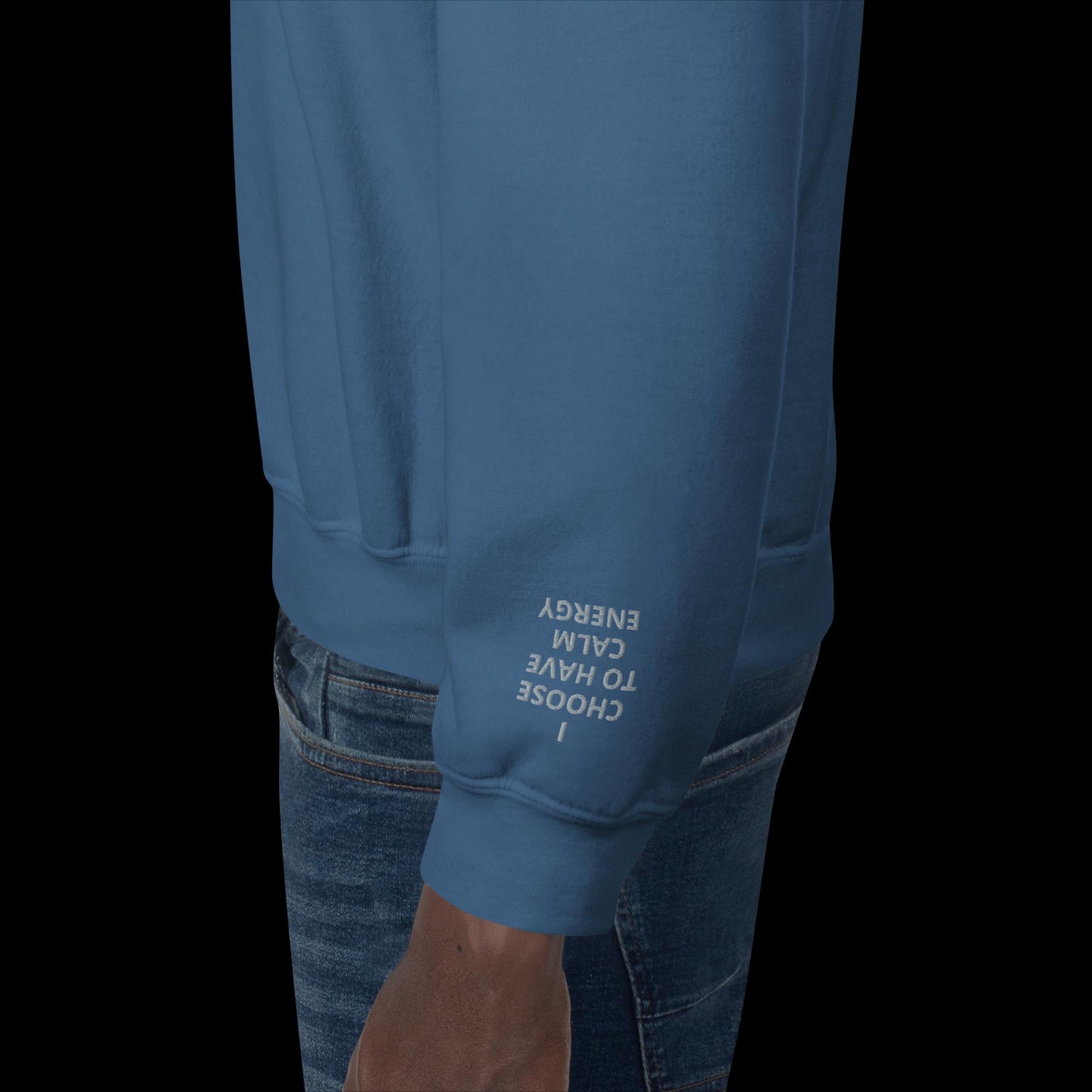 Unisex Sweatshirt - with affirmations on the wrists.