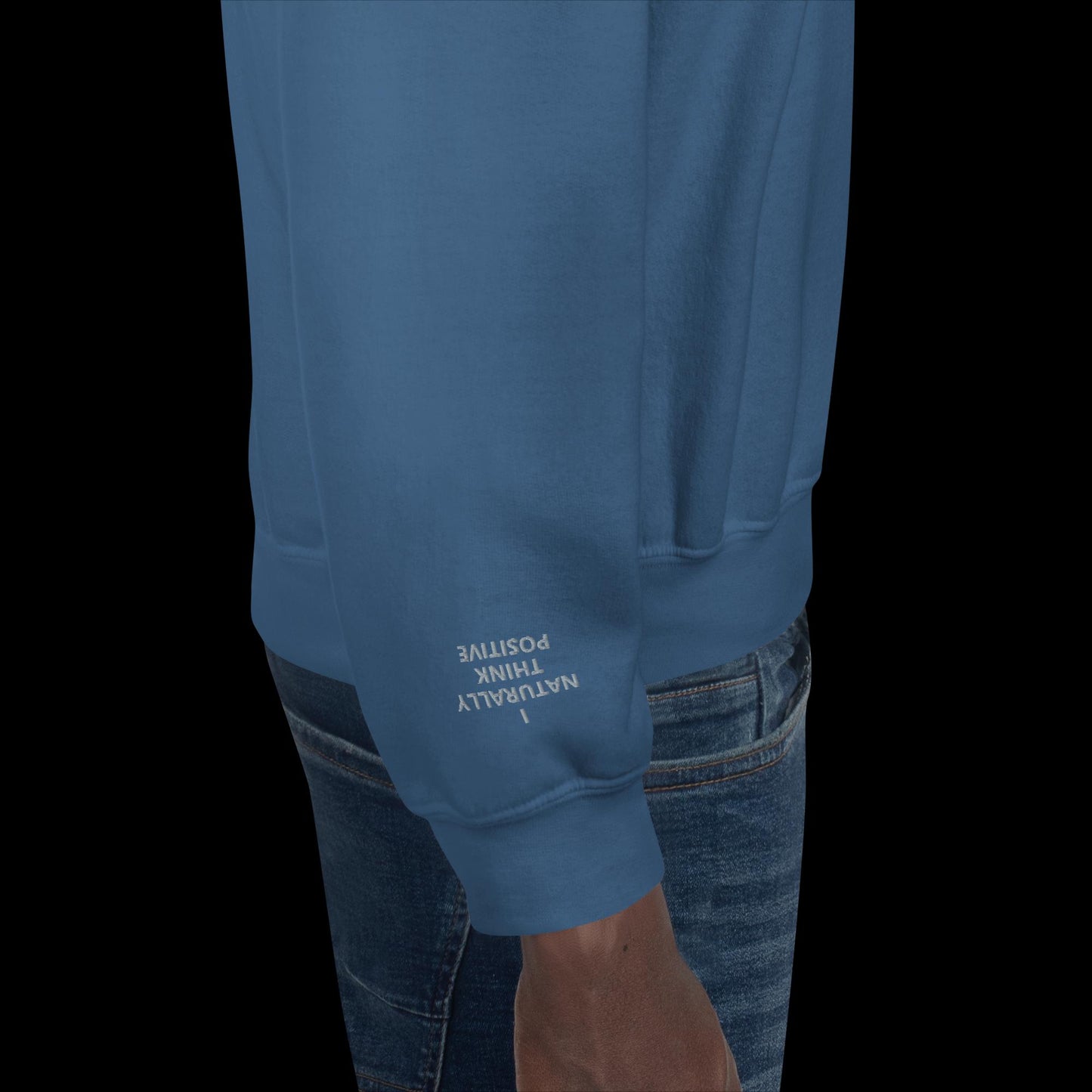 Unisex Sweatshirt - with affirmations on the wrists.
