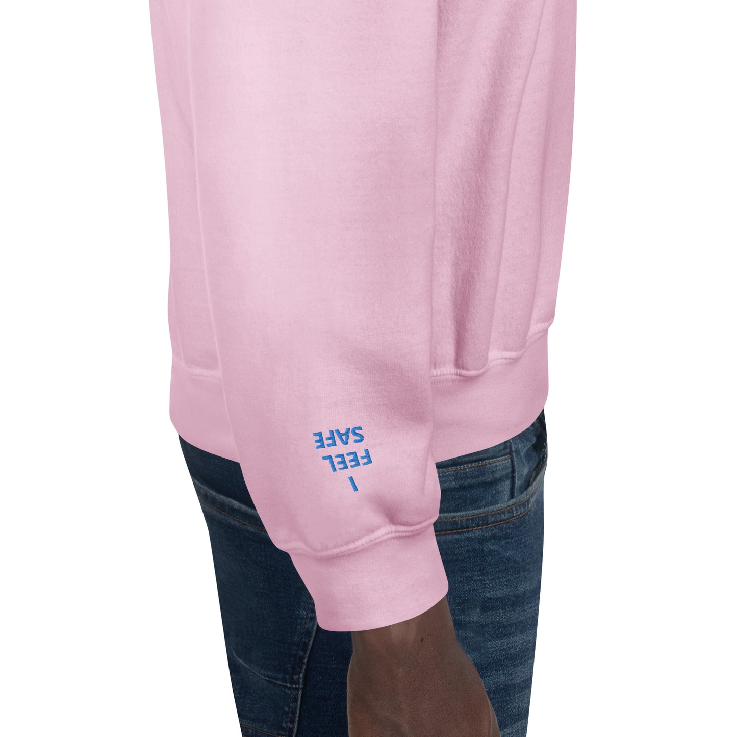 Unisex Sweatshirt - with affirmations on the wrists.