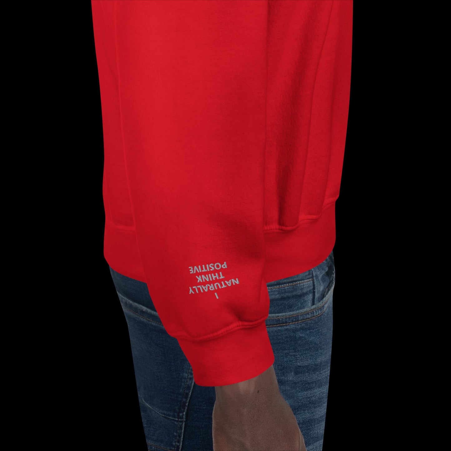Unisex Sweatshirt - with affirmations on the wrists.