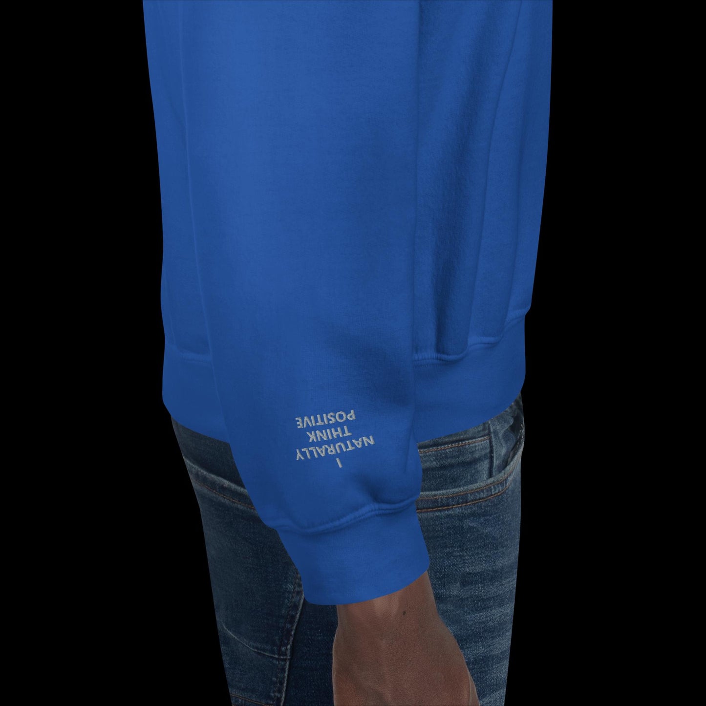 Unisex Sweatshirt - with affirmations on the wrists.