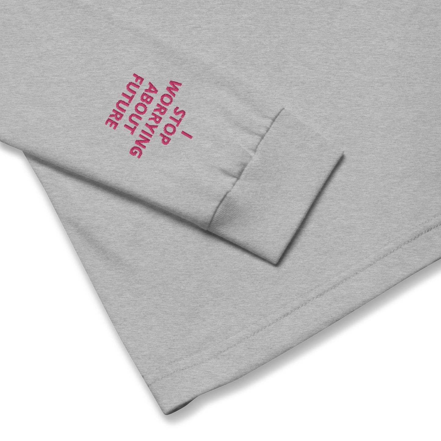 Unisex Long Sleeve Tee - with affirmations on the wrists.