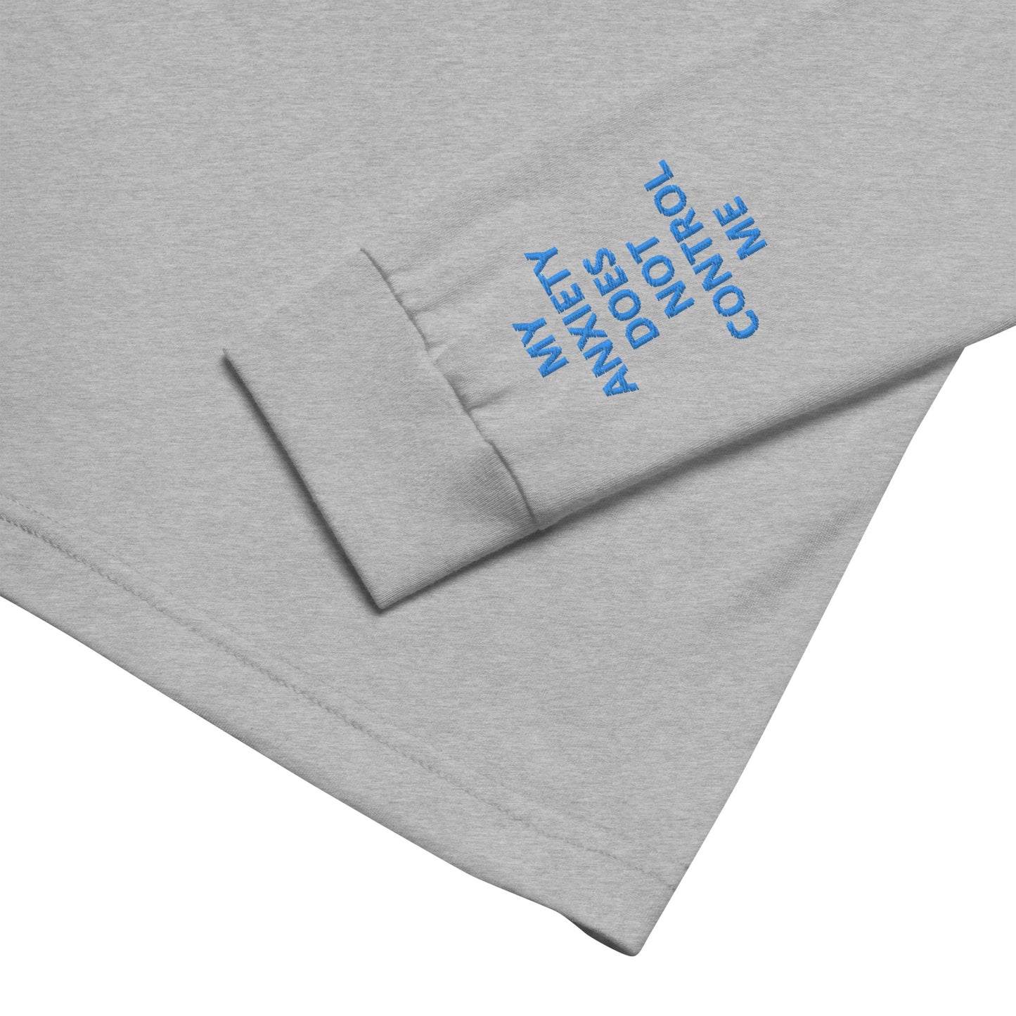 Unisex Long Sleeve Tee - with affirmations on the wrists.