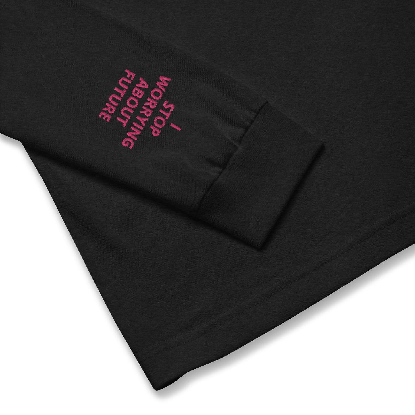 Unisex Long Sleeve Tee - with affirmations on the wrists.