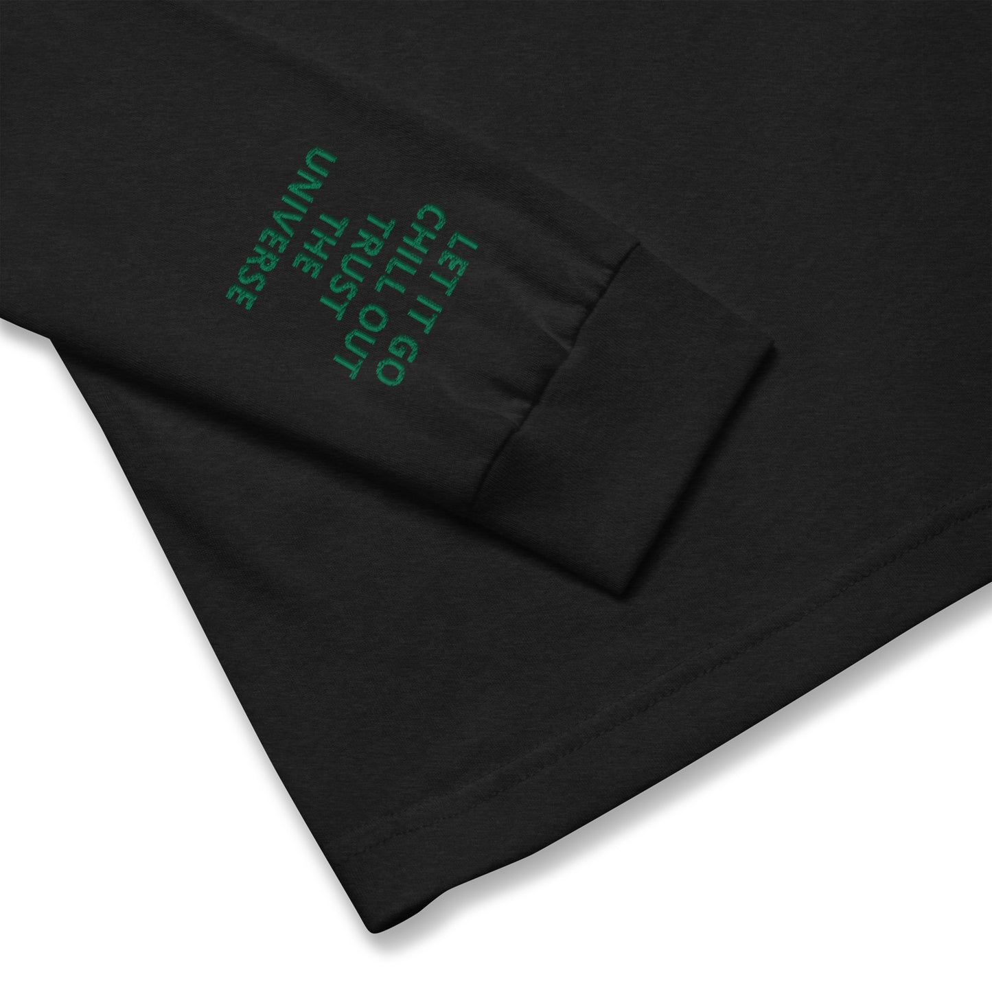 Unisex Long Sleeve Tee - with affirmations on the wrists.