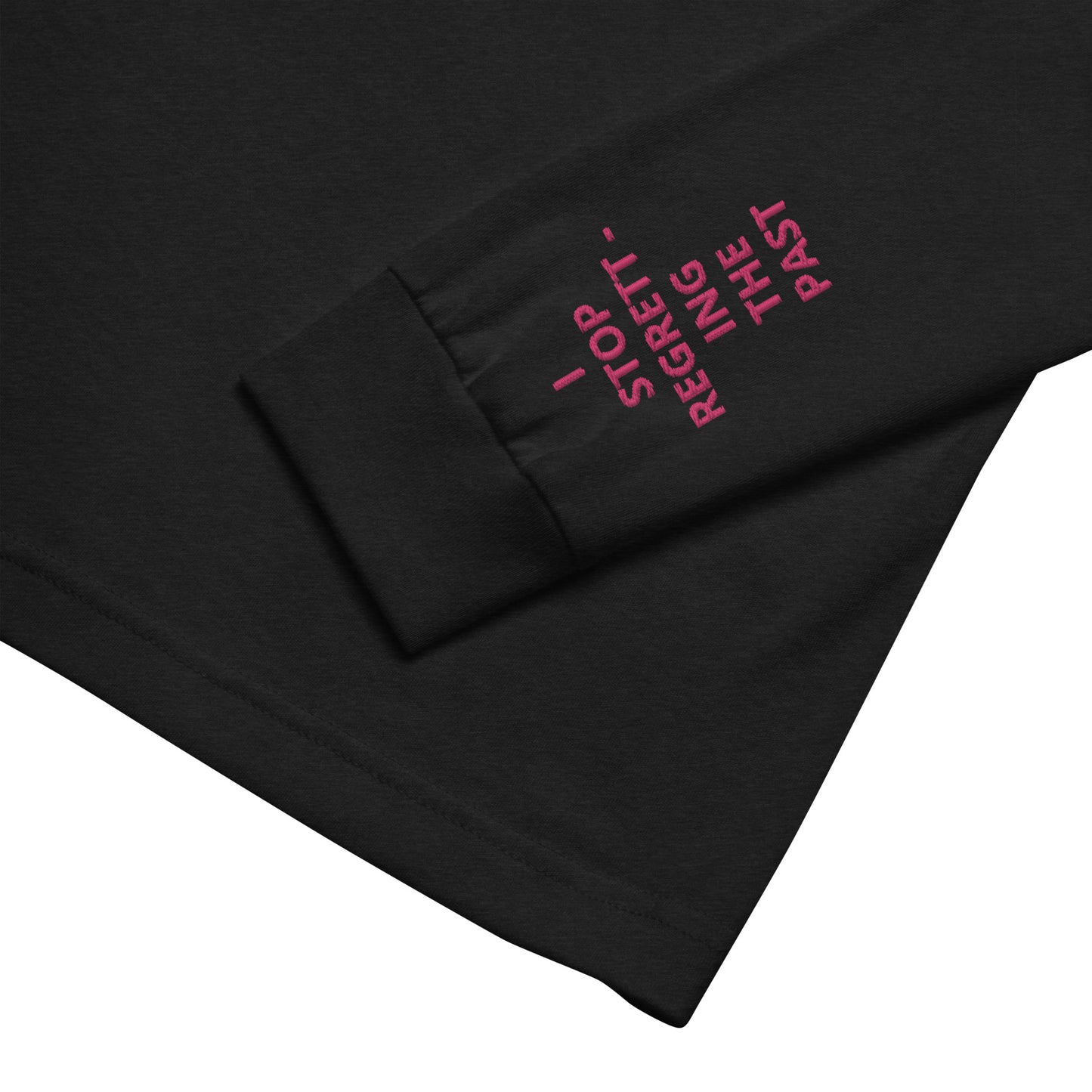 Unisex Long Sleeve Tee - with affirmations on the wrists.