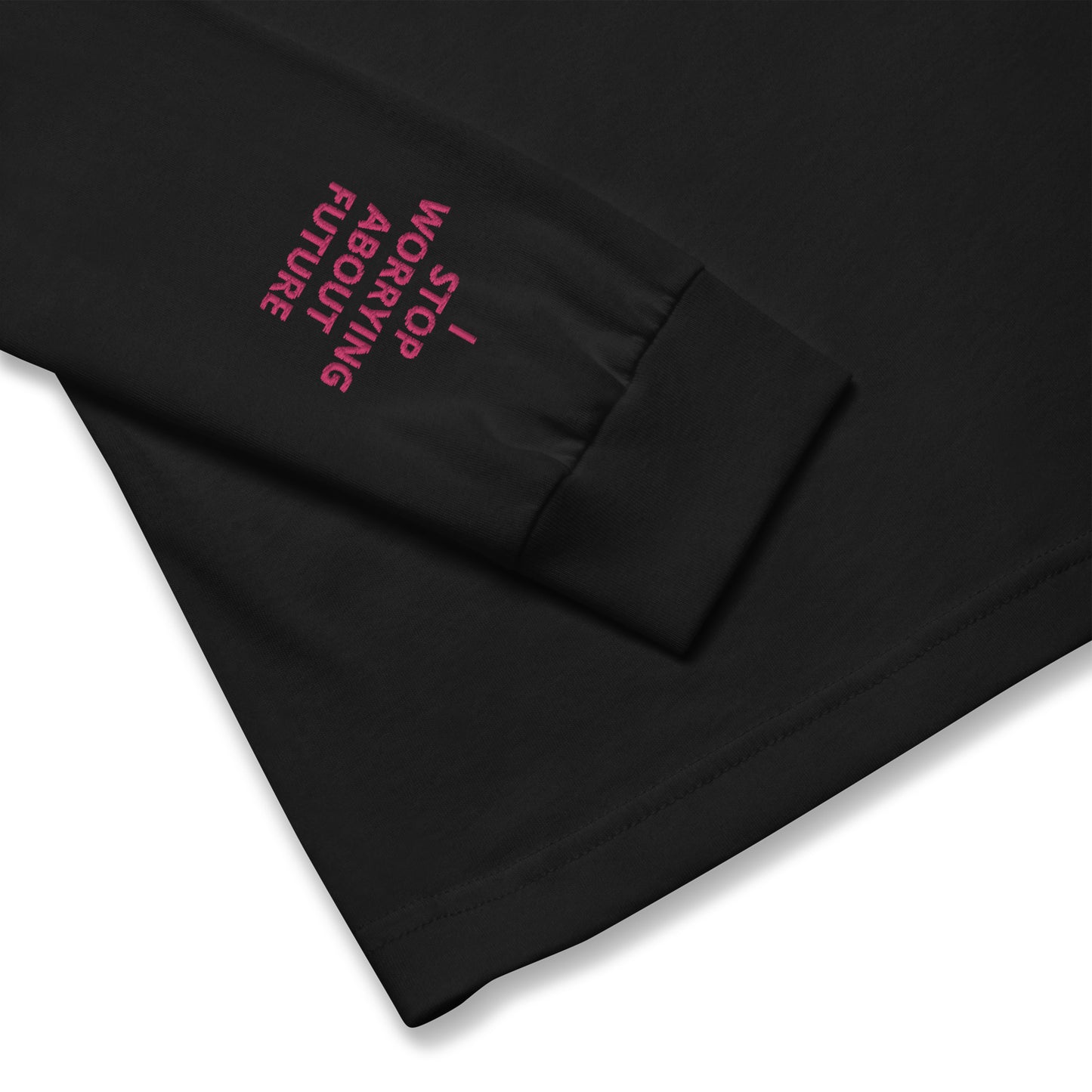 Unisex Long Sleeve Tee - with affirmations on the wrists.