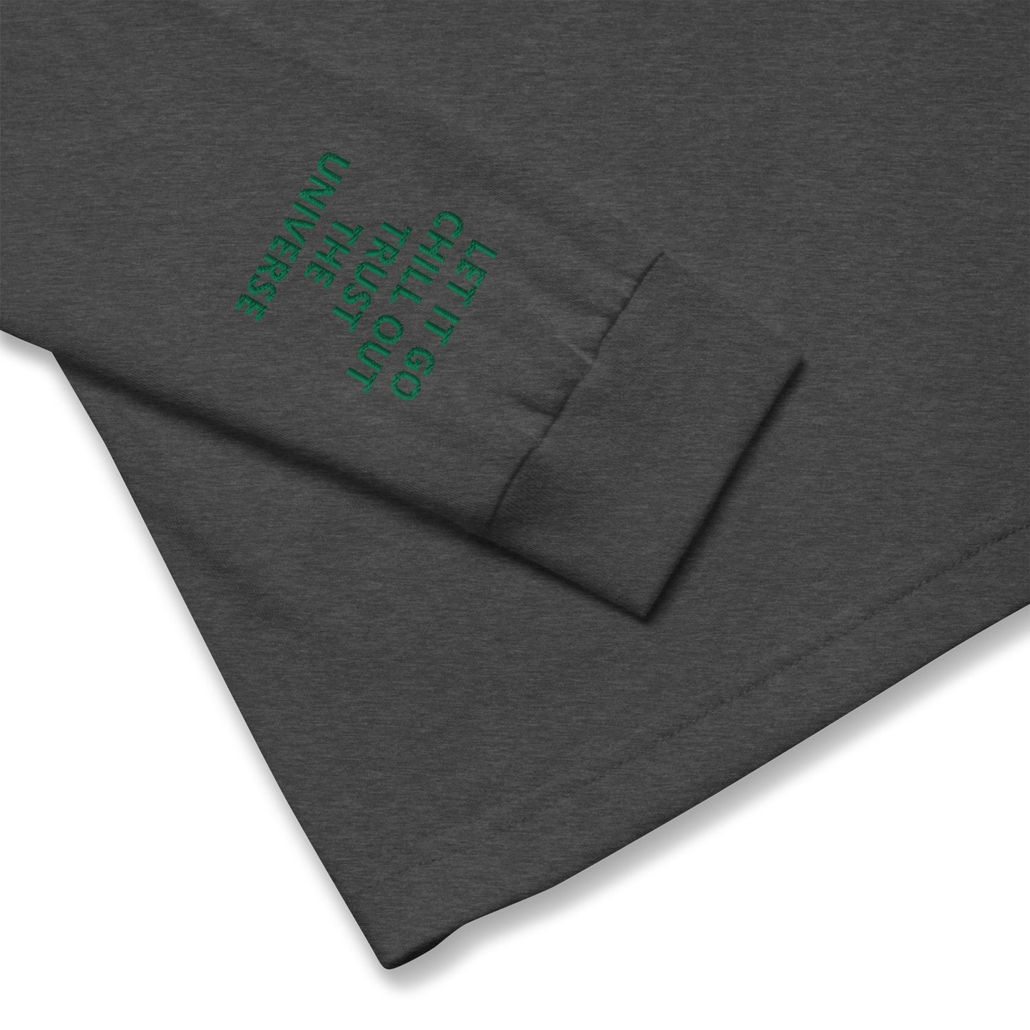 Unisex Long Sleeve Tee - with affirmations on the wrists.