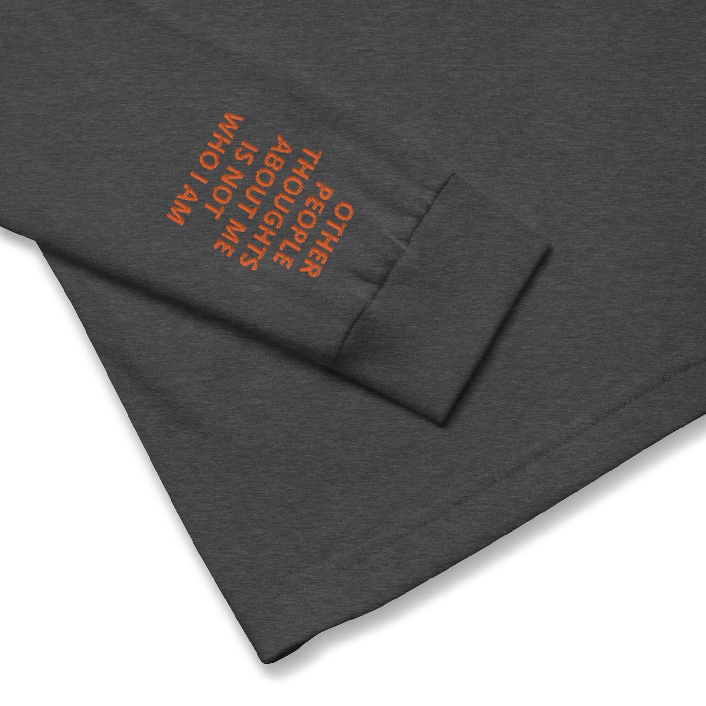 Unisex Long Sleeve Tee - with affirmations on the wrists.