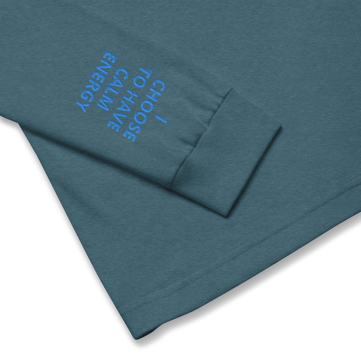 Unisex Long Sleeve Tee - with affirmations on the wrists.