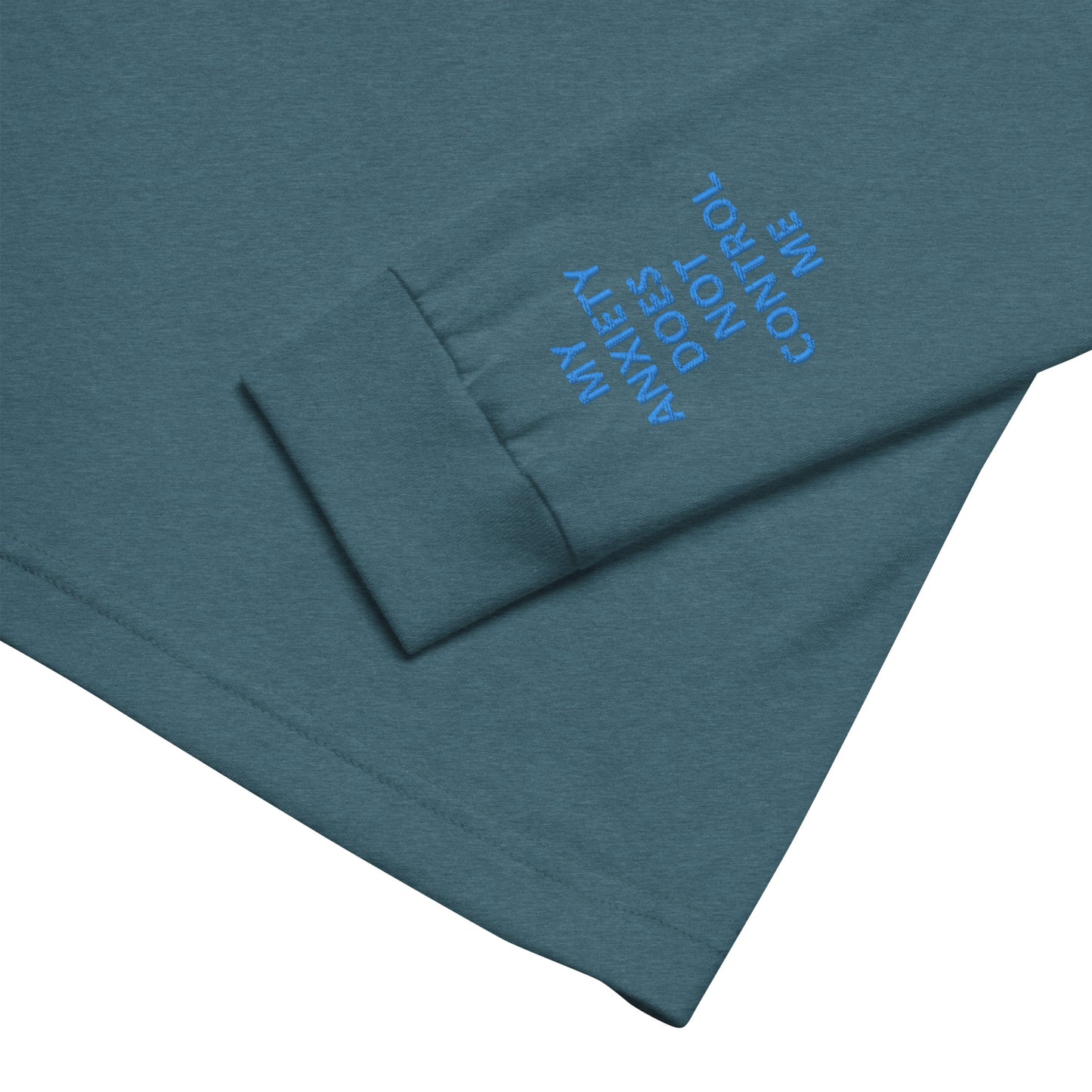 Unisex Long Sleeve Tee - with affirmations on the wrists.