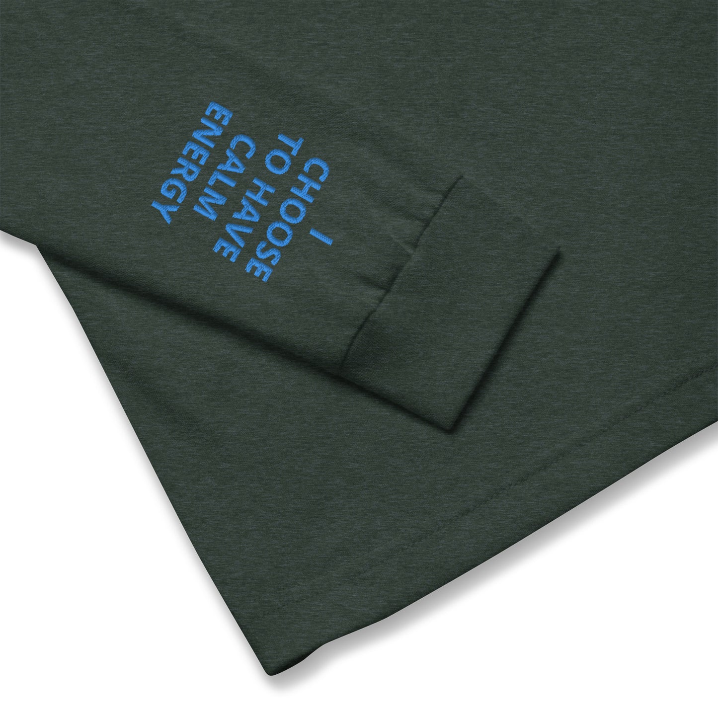 Unisex Long Sleeve Tee - with affirmations on the wrists.
