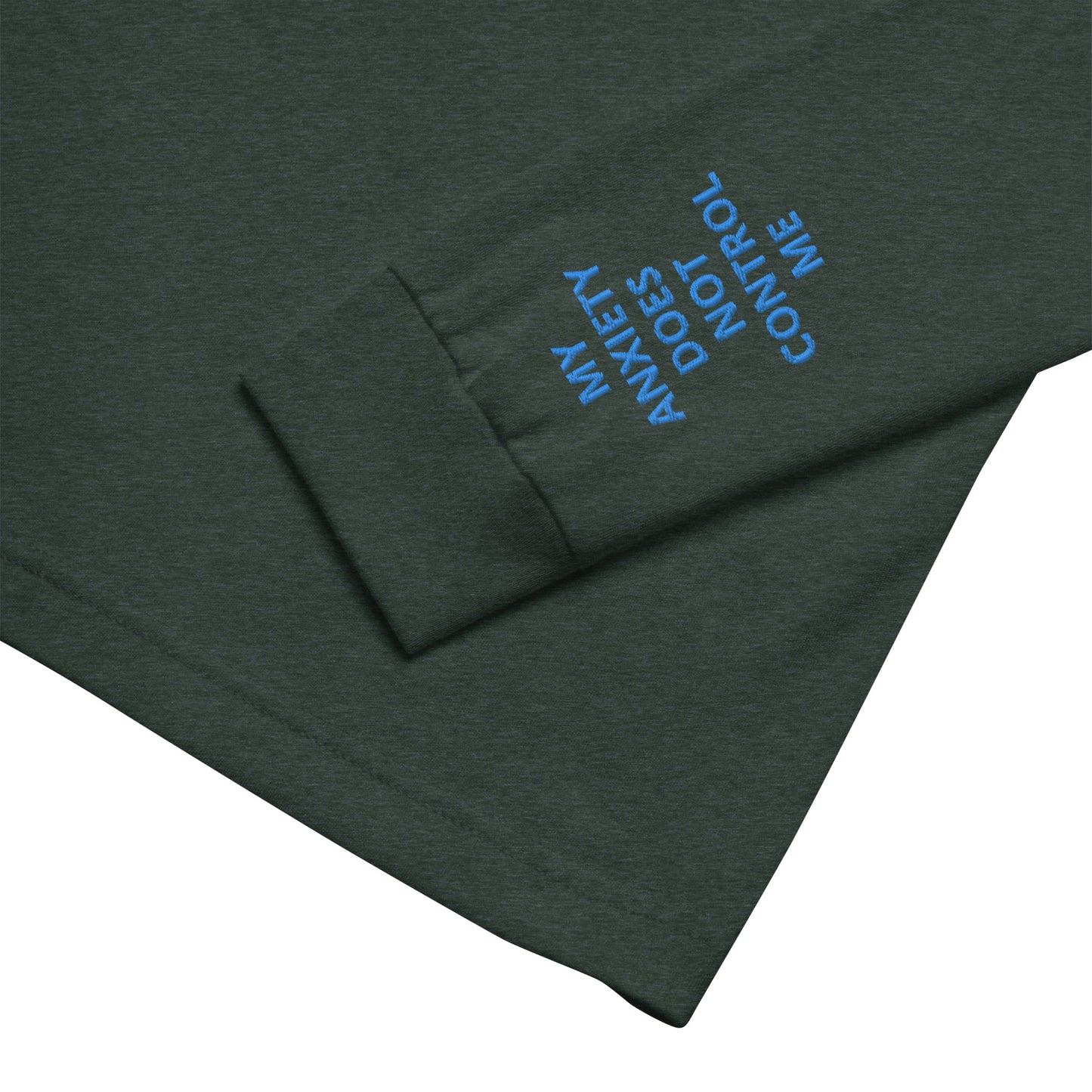 Unisex Long Sleeve Tee - with affirmations on the wrists.