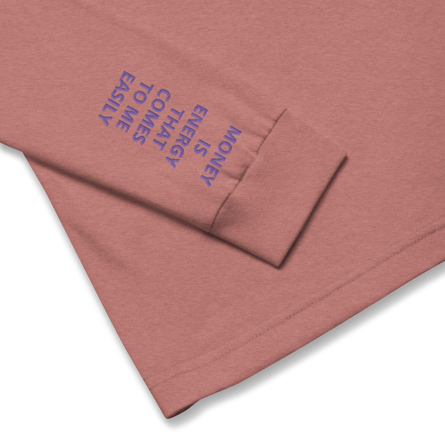 Unisex Long Sleeve Tee - with affirmations on the wrists.