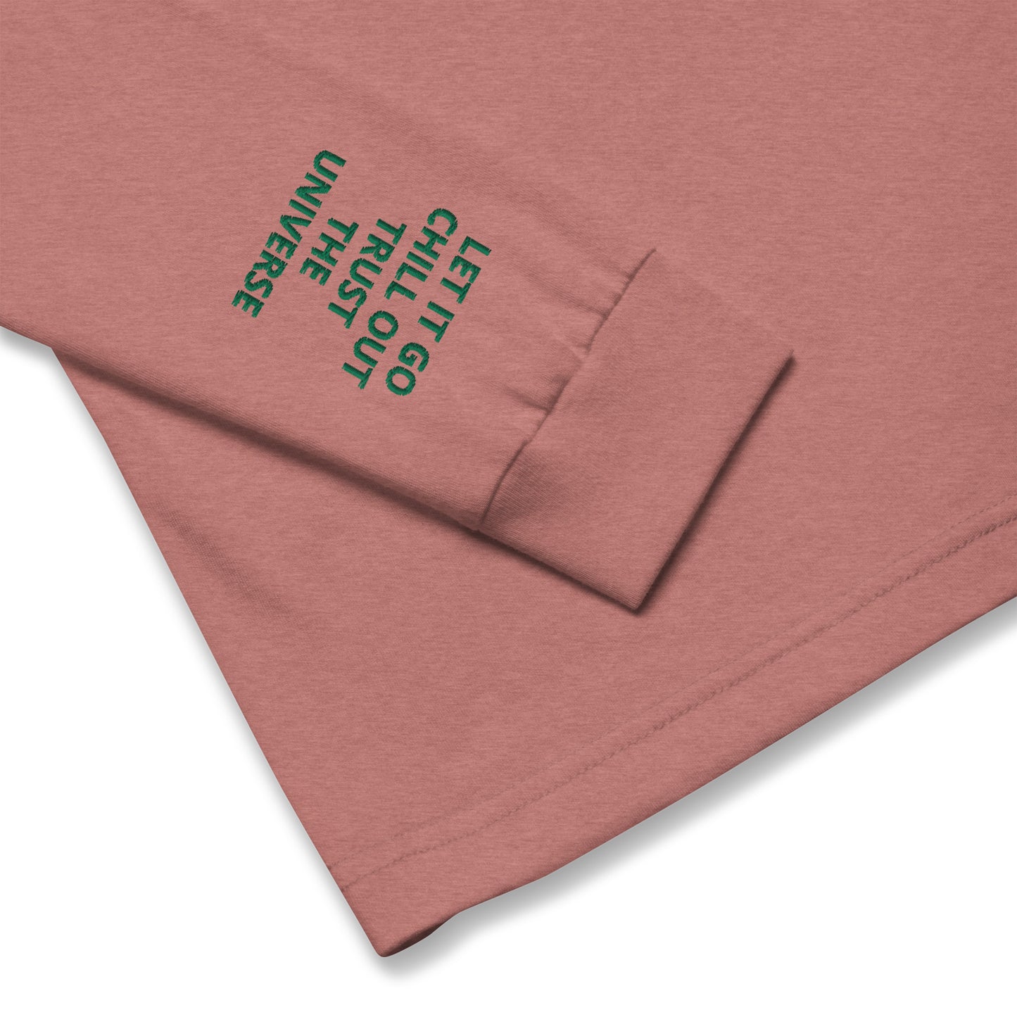 Unisex Long Sleeve Tee - with affirmations on the wrists.