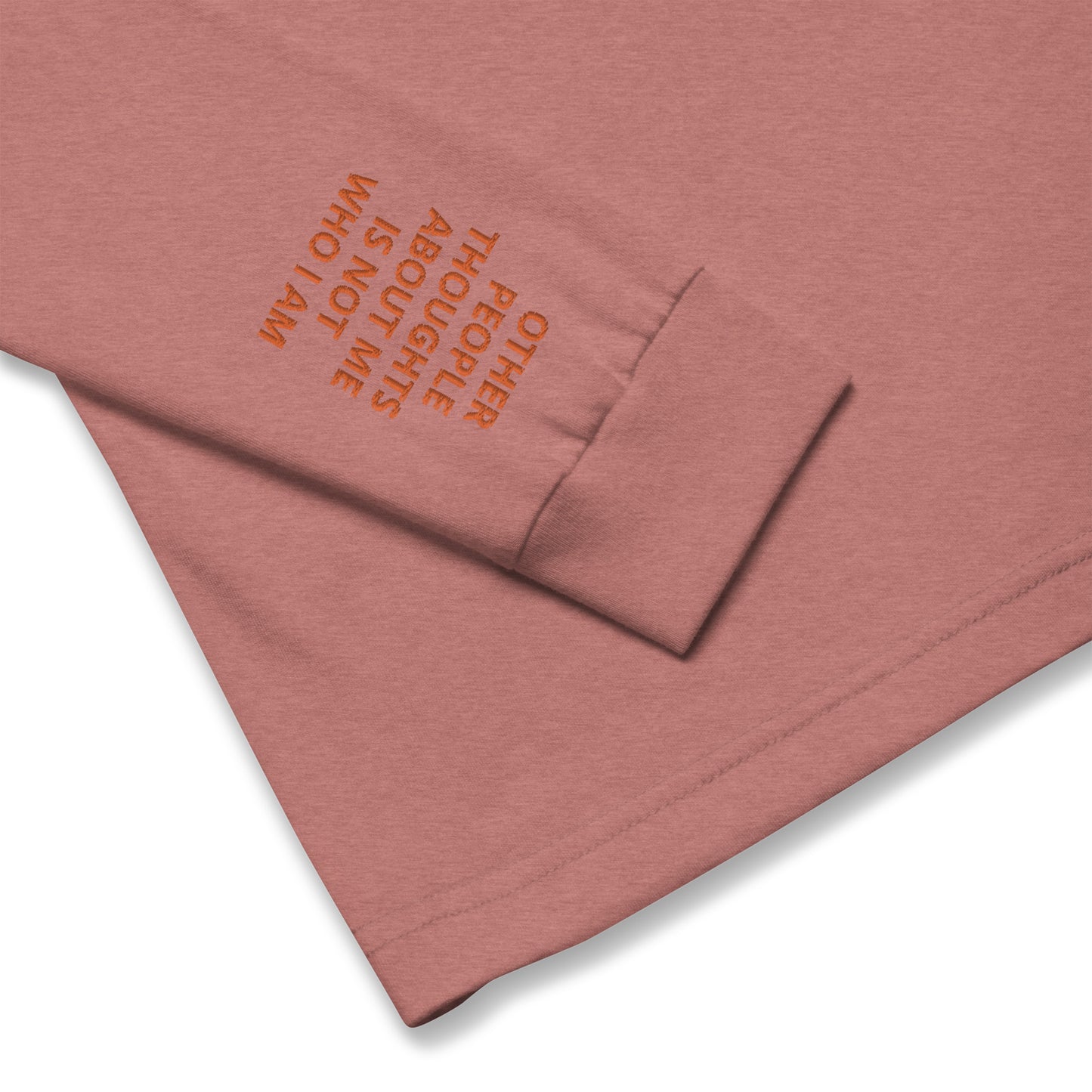 Unisex Long Sleeve Tee - with affirmations on the wrists.