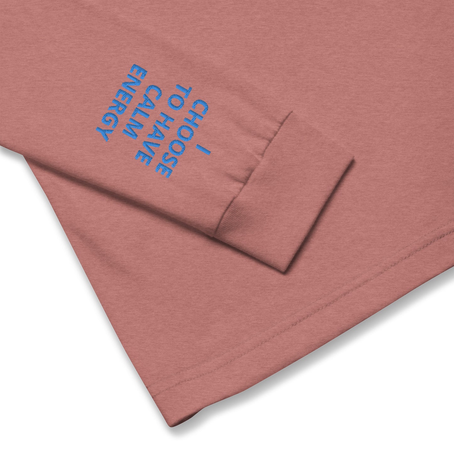 Unisex Long Sleeve Tee - with affirmations on the wrists.