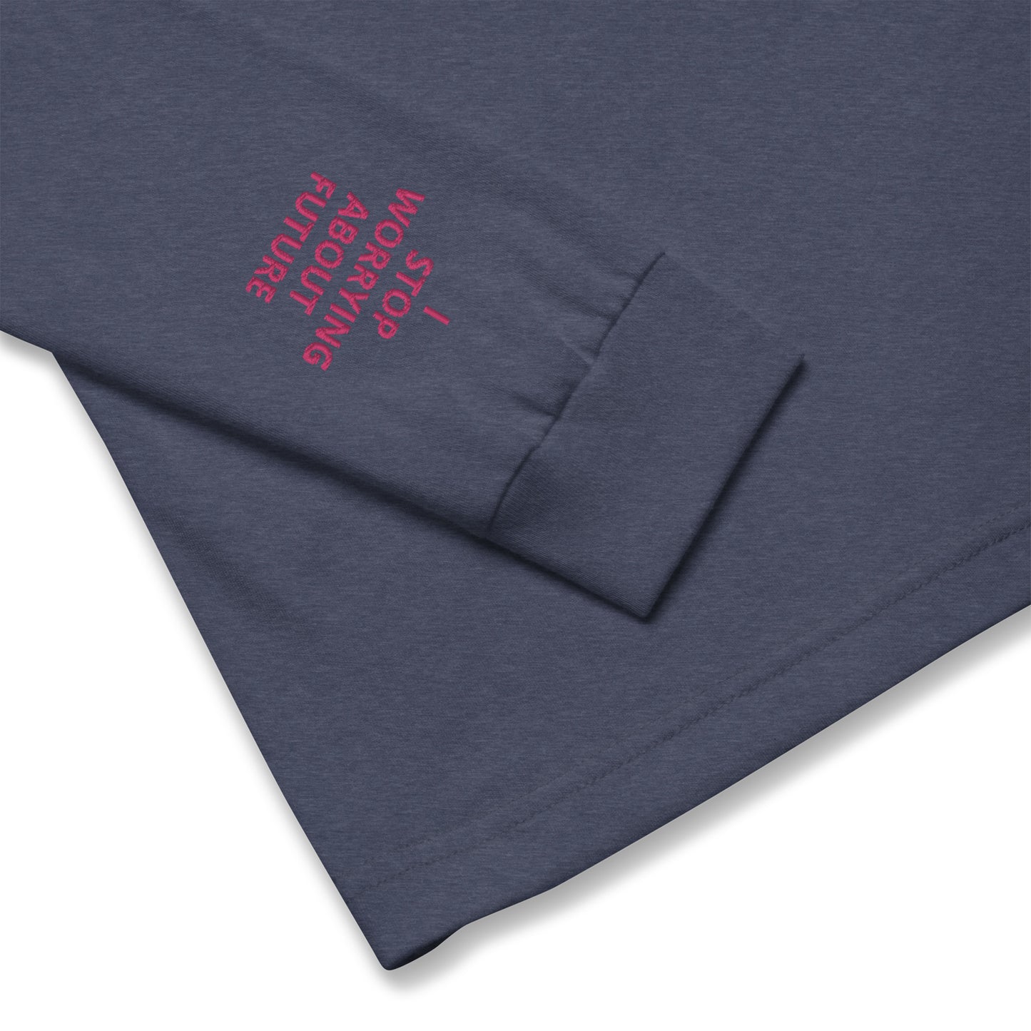 Unisex Long Sleeve Tee - with affirmations on the wrists.