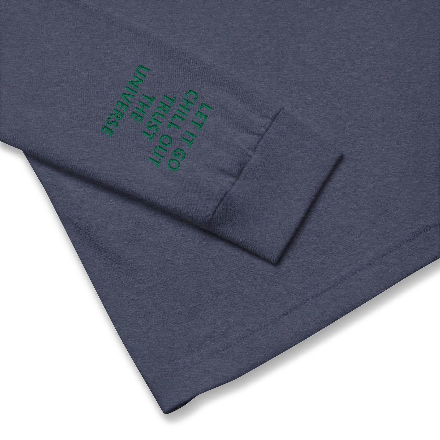 Unisex Long Sleeve Tee - with affirmations on the wrists.