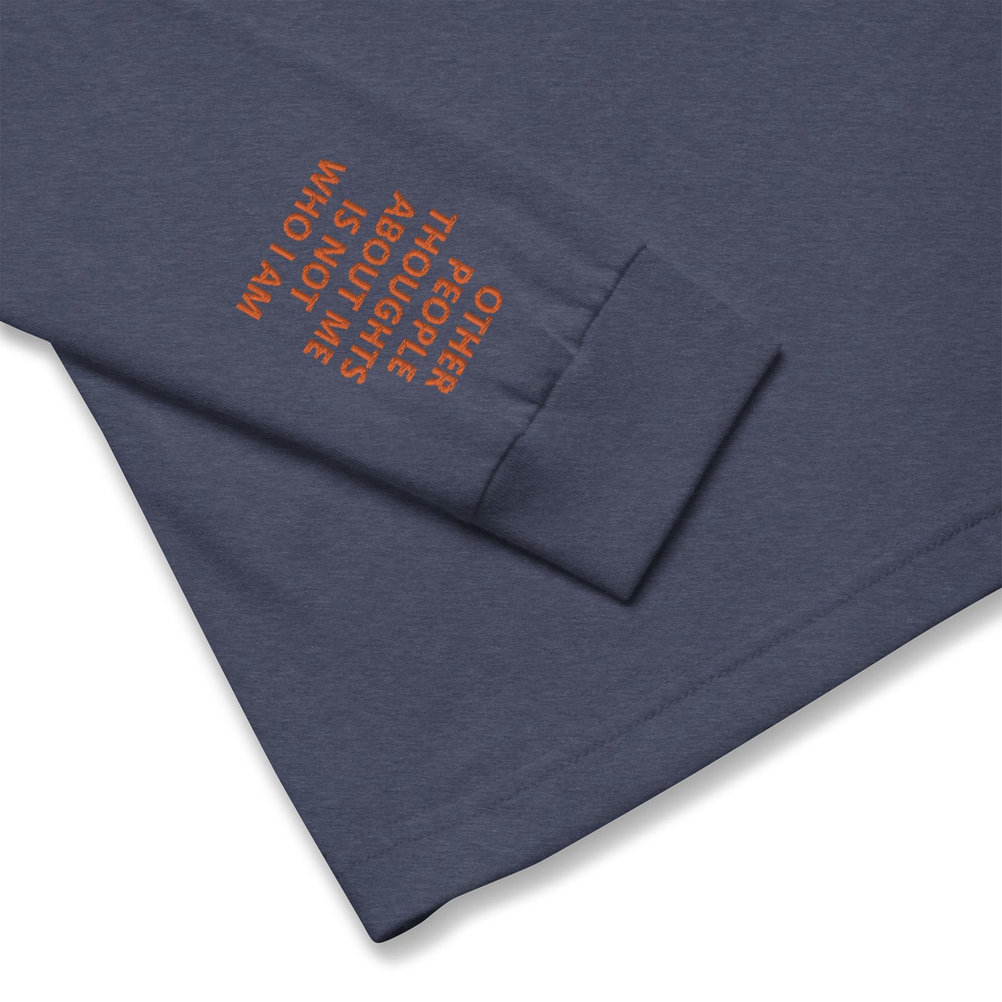 Unisex Long Sleeve Tee - with affirmations on the wrists.