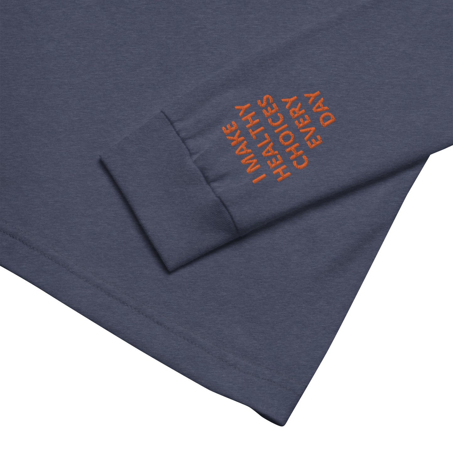 Unisex Long Sleeve Tee - with affirmations on the wrists.