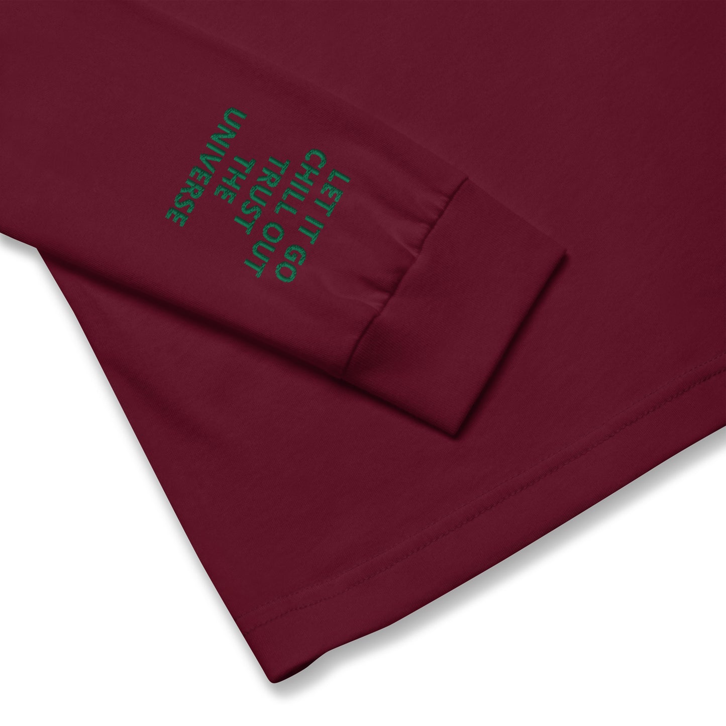 Unisex Long Sleeve Tee - with affirmations on the wrists.