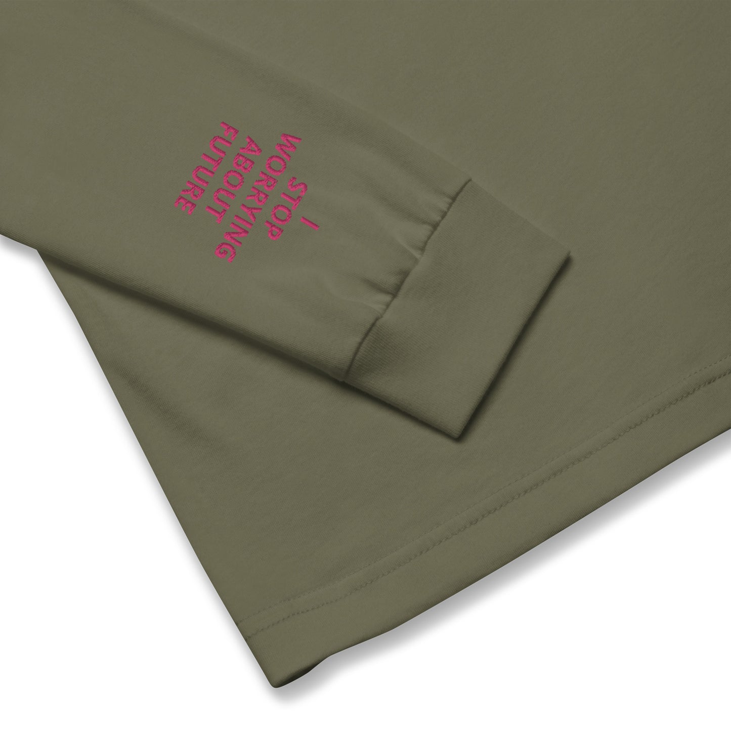Unisex Long Sleeve Tee - with affirmations on the wrists.