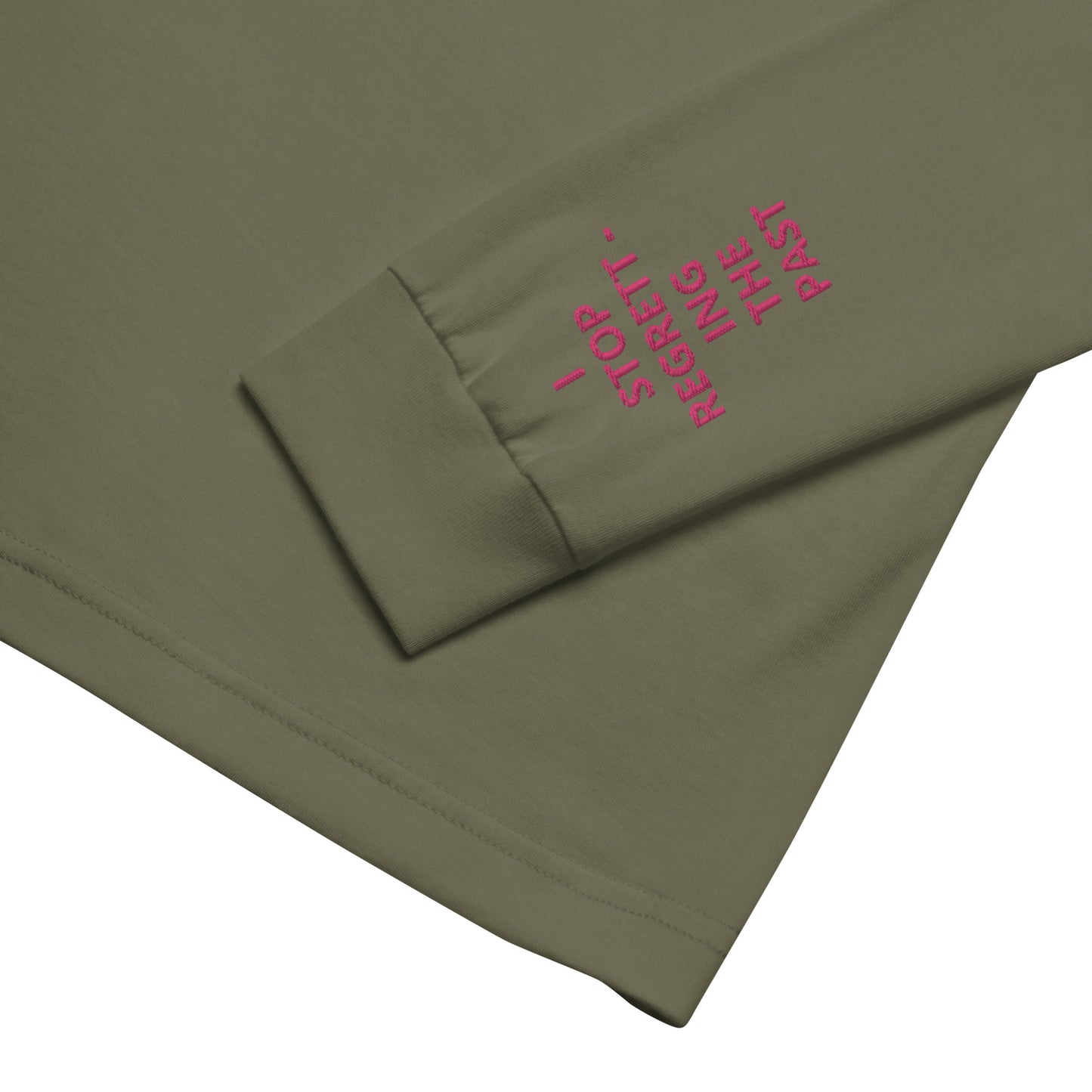 Unisex Long Sleeve Tee - with affirmations on the wrists.