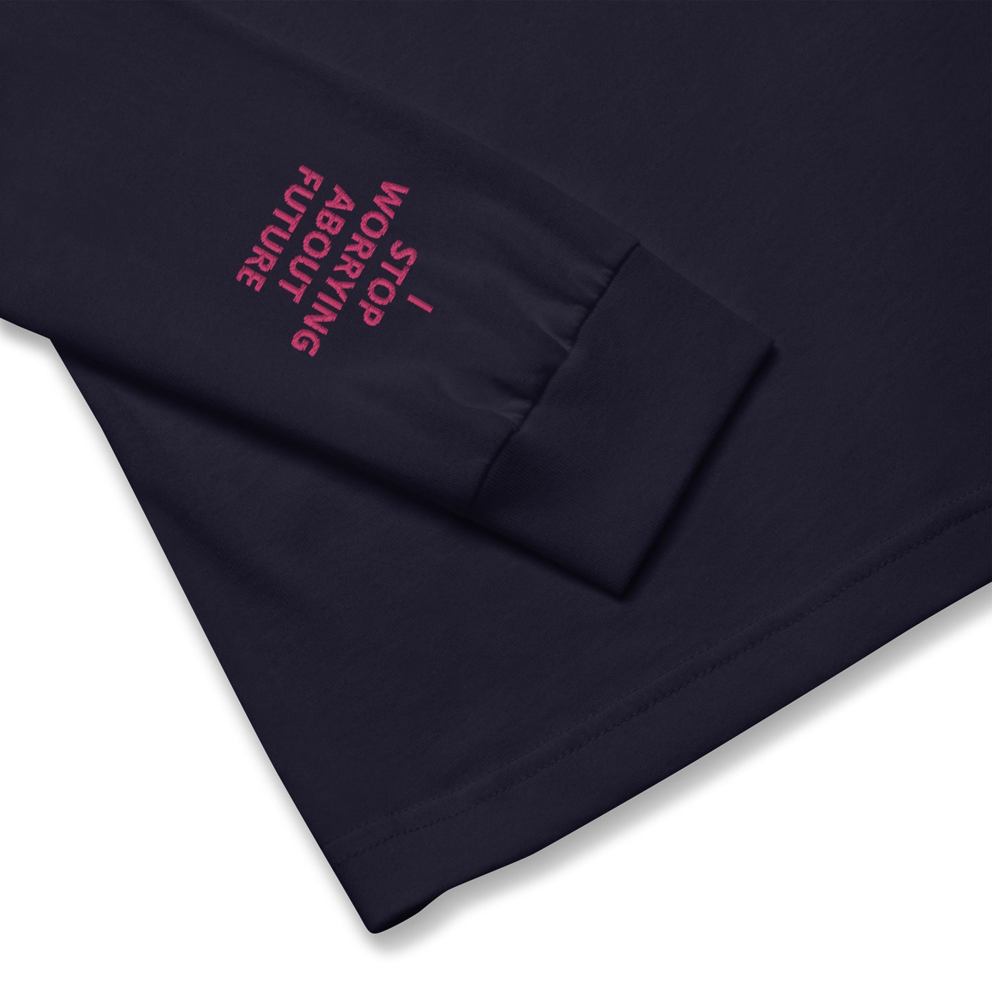 Unisex Long Sleeve Tee - with affirmations on the wrists.