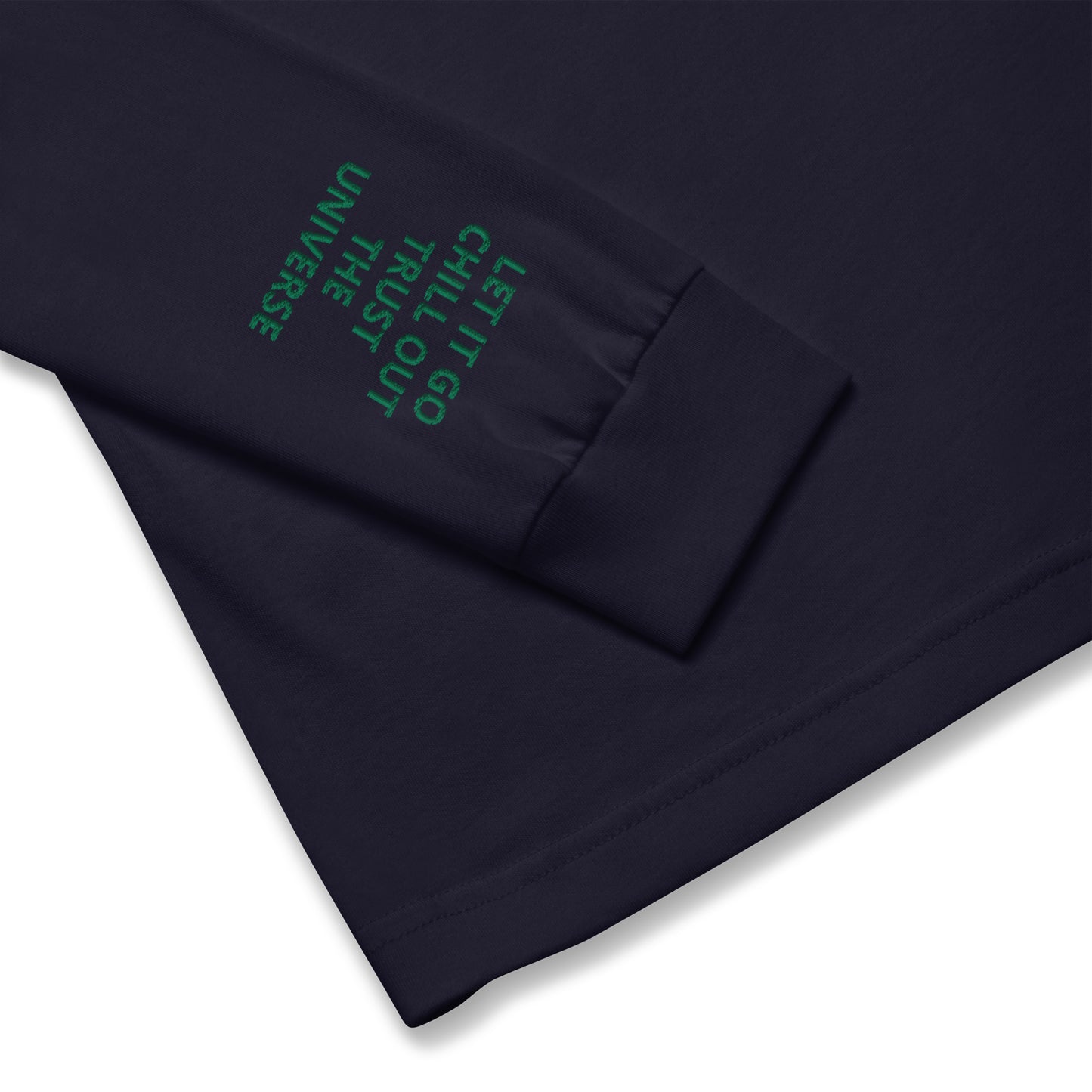 Unisex Long Sleeve Tee - with affirmations on the wrists.
