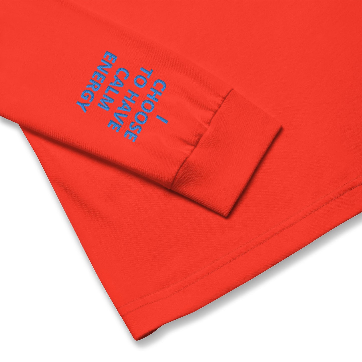 Unisex Long Sleeve Tee - with affirmations on the wrists.
