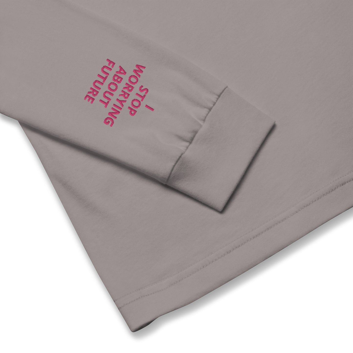 Unisex Long Sleeve Tee - with affirmations on the wrists.
