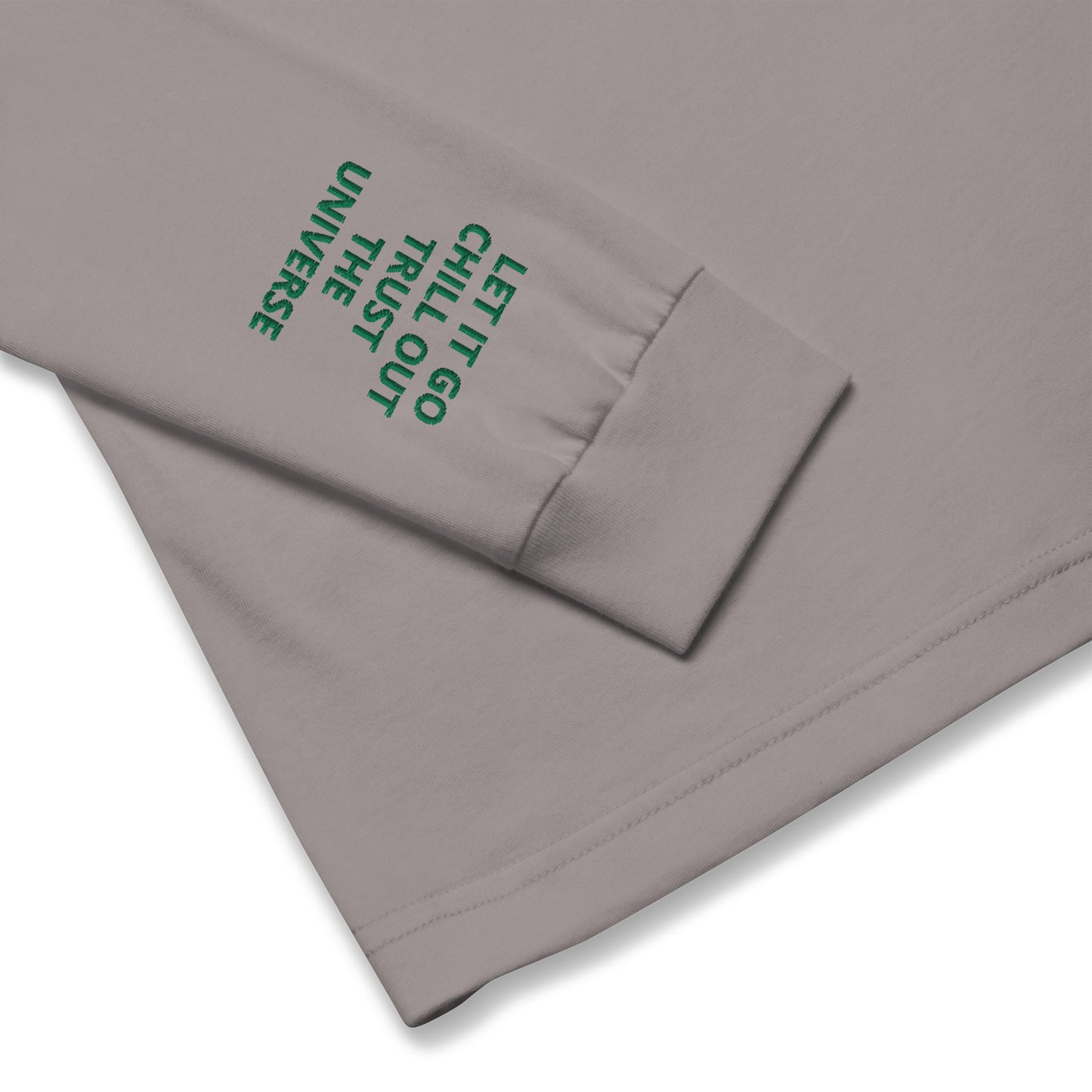 Unisex Long Sleeve Tee - with affirmations on the wrists.