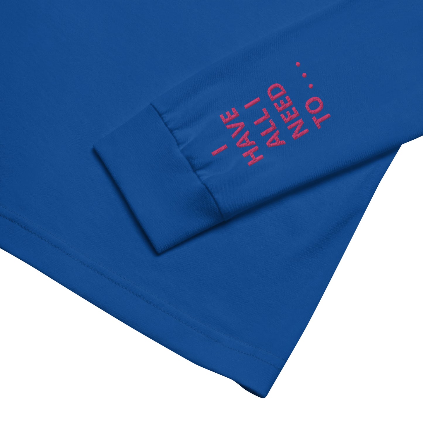 Unisex Long Sleeve Tee - with affirmations on the wrists.