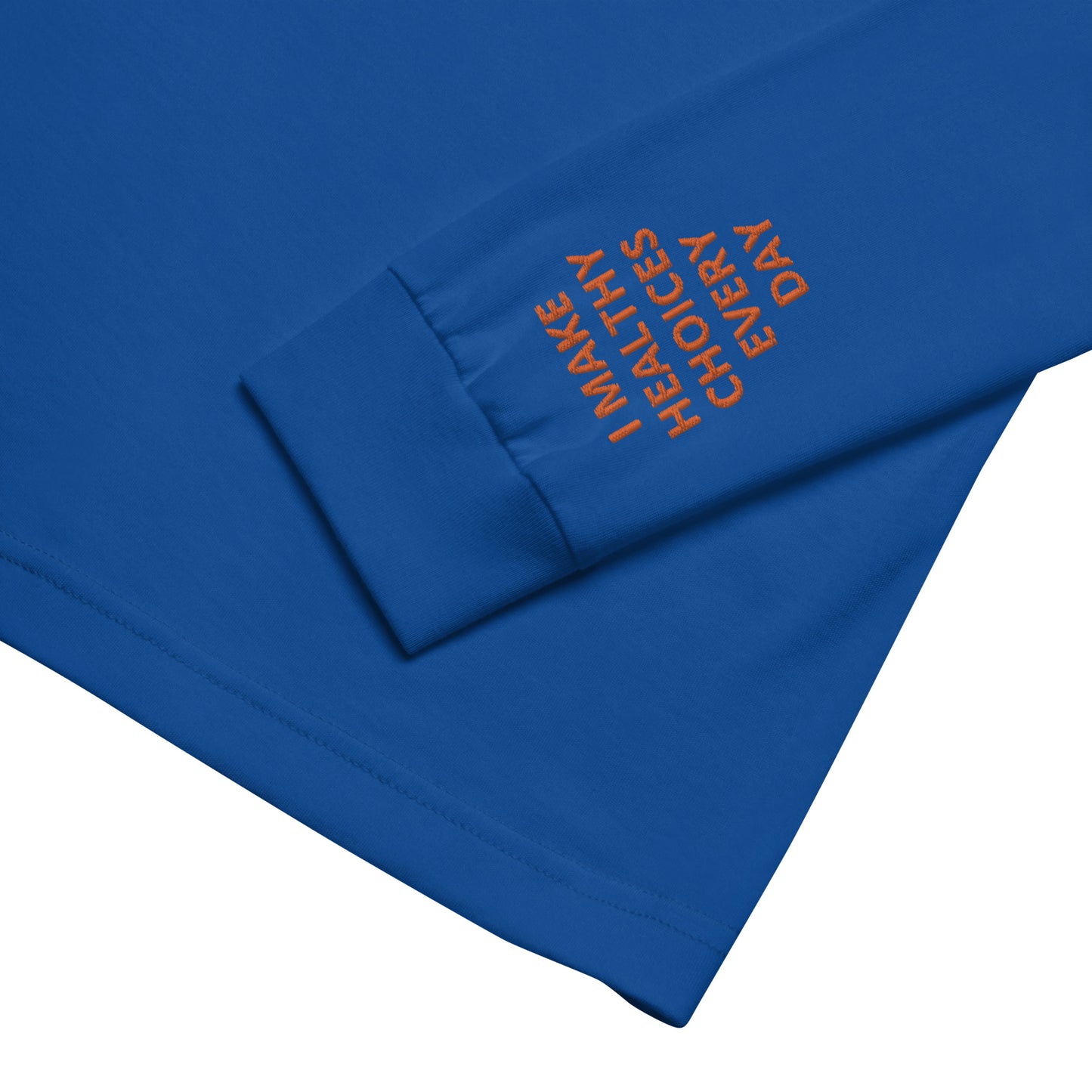 Unisex Long Sleeve Tee - with affirmations on the wrists.