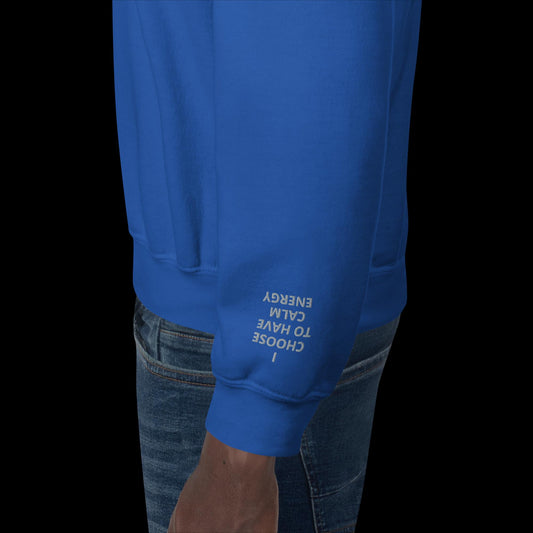Unisex Sweatshirt - with affirmations on the wrists.
