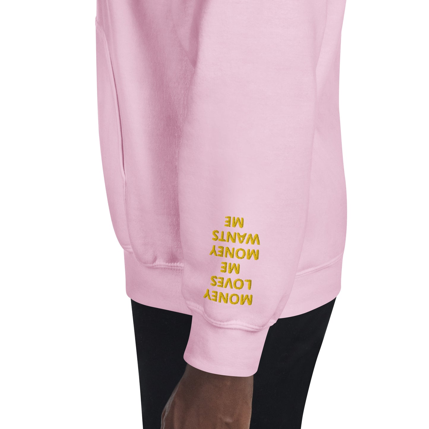 Unisex Hoodie - with affirmations on the wrists.